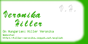 veronika hiller business card